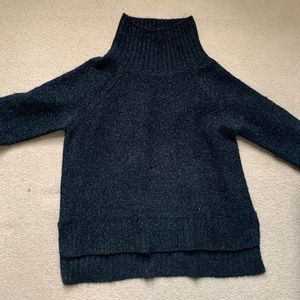 Dark gray turtle neck sweater